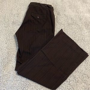 Express brown pin stripe pants